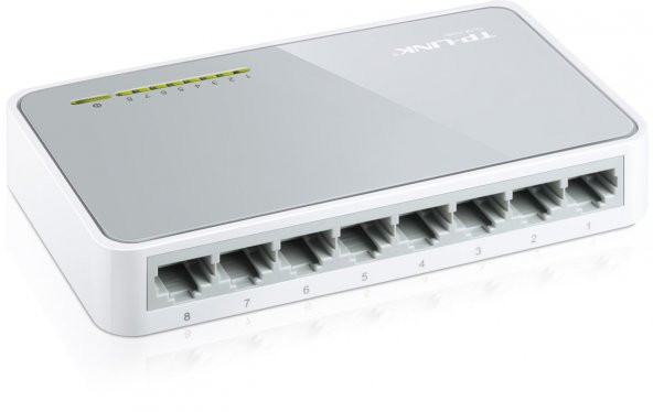 TP-Link TL-SF1008D 8 Port 10/100Mbps Tak ve Kullan Switch - 2