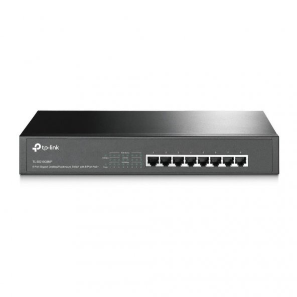 TP-Link TL-SG1008MP 8-Port Gigabit Desktop/Rackmount Switch with 8-PortPoE+(153W