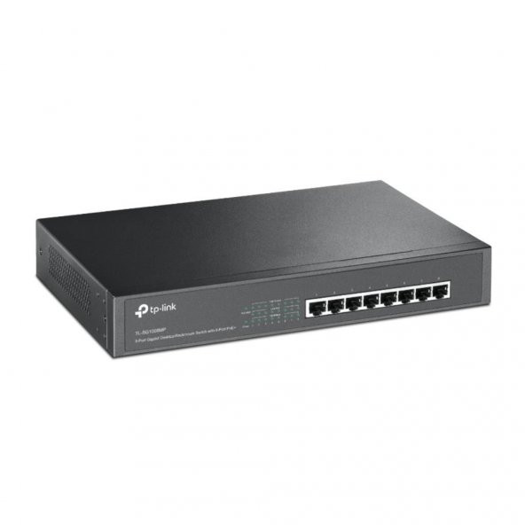 TP-Link TL-SG1008MP 8-Port Gigabit Desktop/Rackmount Switch with 8-PortPoE+(153W - 3