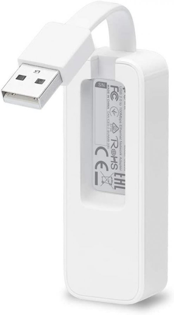 Tp-Link Ue200 Usb-2.0- 10/100Mbit/S-Ethernet-Adaptörü (Katlanır Kablo, Apple Macbook Surface Pro Xps, Ultrabook, Chromebook, Pc, Mac Ve Diğerleri İçin) - 3
