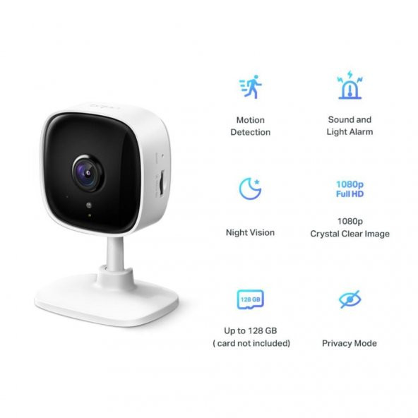 TP-Link Tapo C100 Wi-Fi FHD 1080P Ev Güvenlik Kamerası - 3