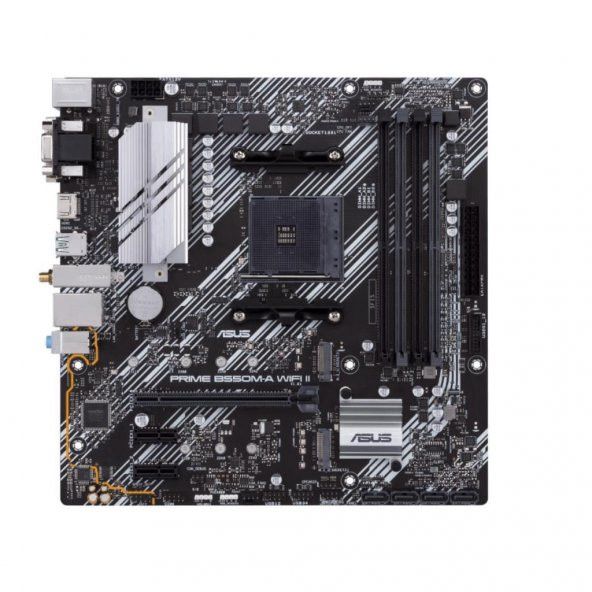 Asus Prime B550M-A WIFI II AMD B550 4866 MHz (OC) DDR4 Soket AM4 mATX Anakart