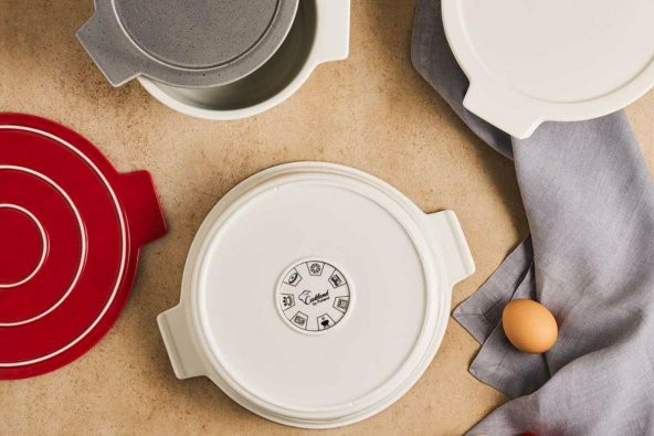 Porland Cookland Fire Turkuaz Kapaklı Tencere Takımı 6 parça 04CLA000035 - 2
