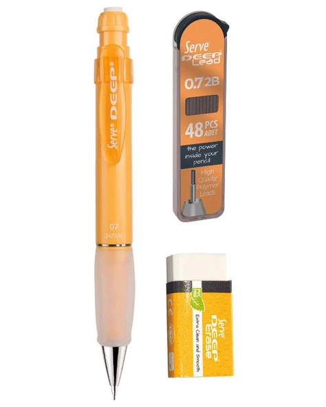 Serve Deep 3lü Okul Seti Sarı - 2