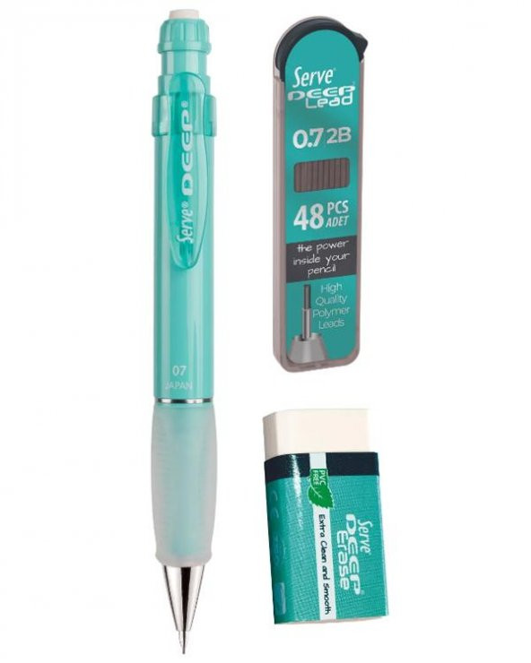 Serve Deep 3lü Okul Seti Su Yeşili - 2