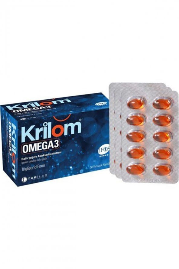 Krilom Omega-3 50 Yumuşak Kapsül