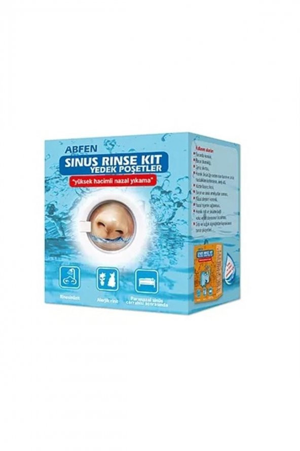 Abfen Sinüs Rinse Kit Yetişkin 50 Yedek Poşet