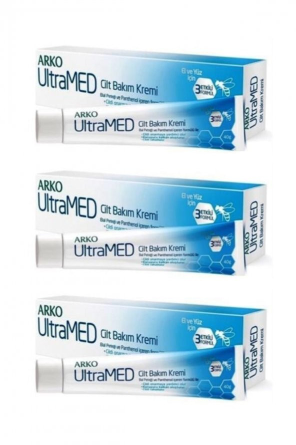 Cilt Bakım Kremi Ultramed 40 gr X3