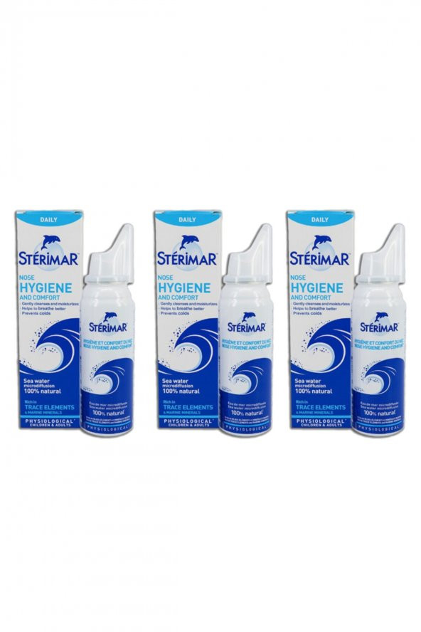 Deniz Suyu Burun Spreyi 100ml x3 Adet