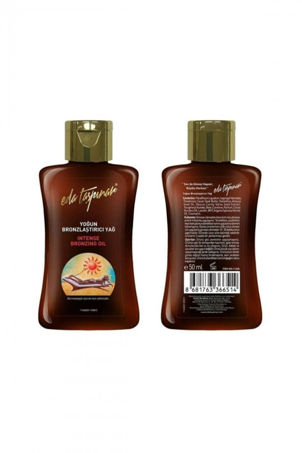 Güneş Lekesi Yapmayan Yoğun Bronzlaştırıcı Yağ 50 Ml