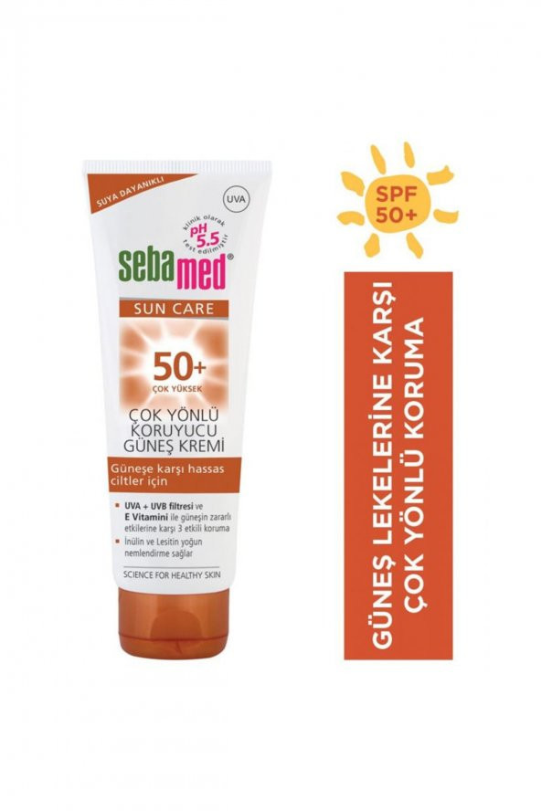Sun Koruyucu Spf +50 Faktör Güneş Kremi 75 Ml Güneş Kremi