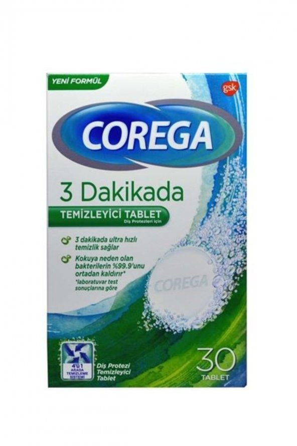 Diş Protezi Temizleyici Tablet (30 Tablet)