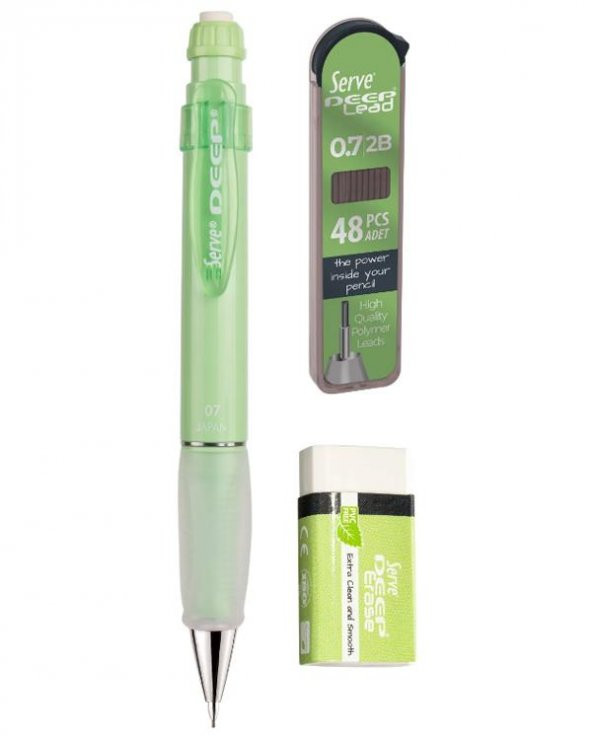 Serve Deep 3lü Okul Seti Yeşil - 2