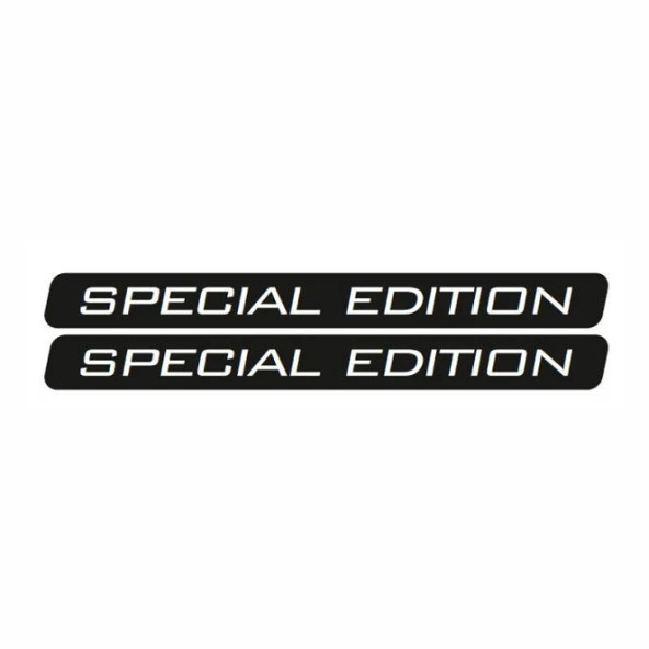 Special Edition Logo Siyah Damla Etiket