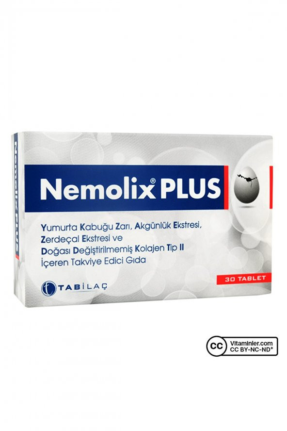 Nemolix Plus Yumurta Kabuğu Zarı 30 Let