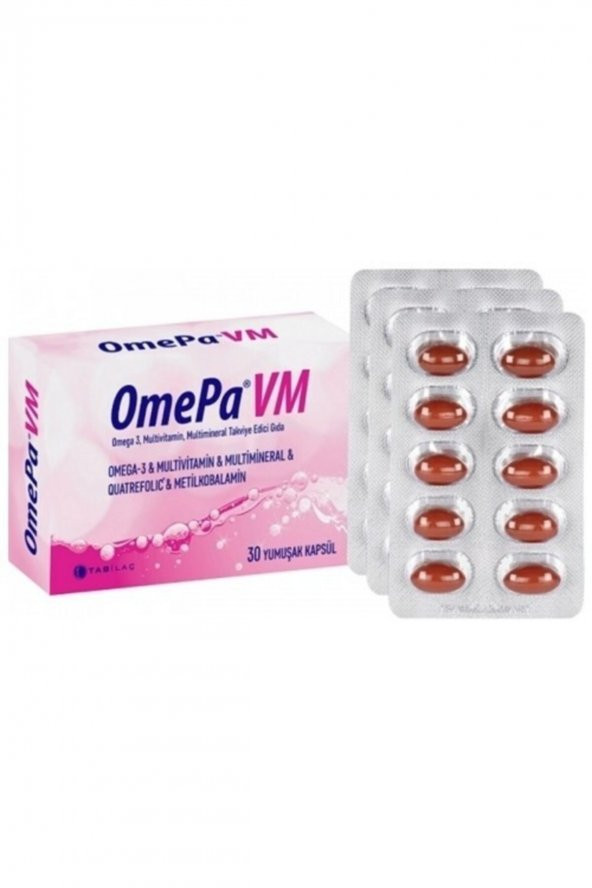 Vm-omega+vitamin+mineral 30 Yumuşak Kapsül-skt:10/2022