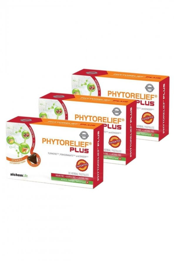 Phytorelief Plus Herbal Pastil 30 Adet | 3 Adet