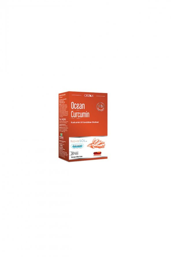 Ocean Curcumin 30 Kapsül - Kurkumin Ve Karabiber Ekstresi - 1
