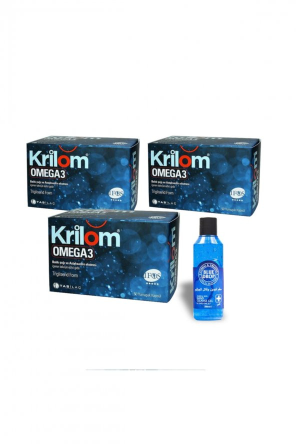 3 Al 2 Öde - Krilom Omega 3 Astaksantin 50 Kapsül (hediyeli)