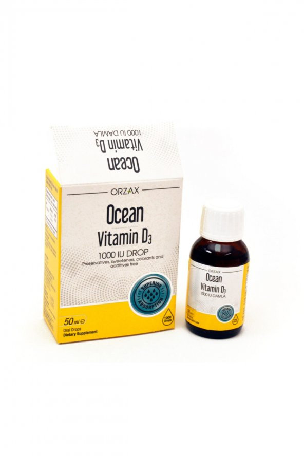 Ocean Damla Vitamin D3 1000li 50 ml