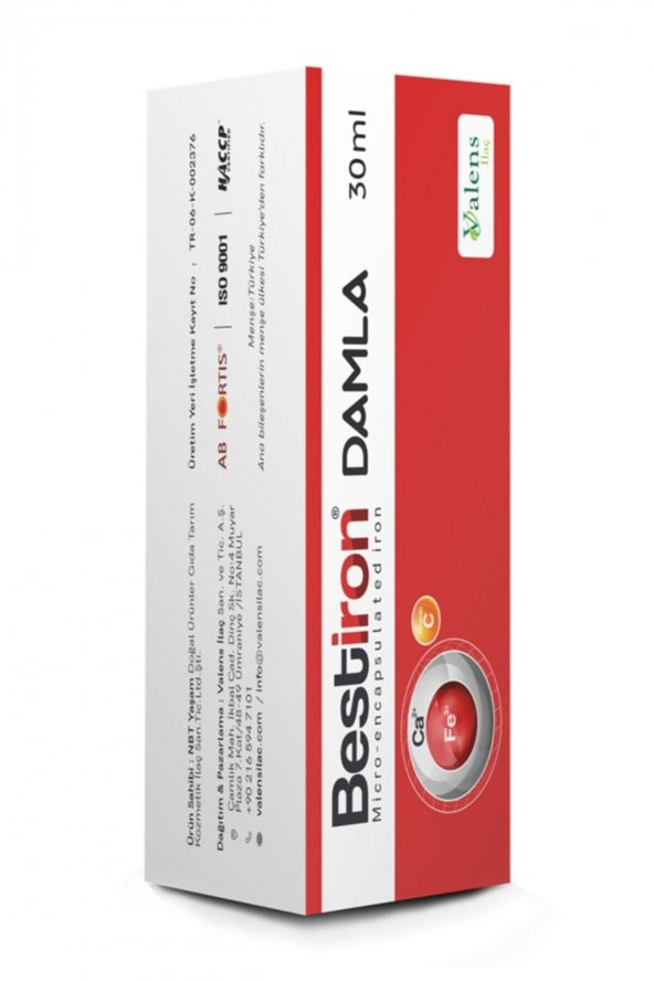 Bestiron Damla Demir Ve C Vitamini Içeren Takviye Edici Gıda 30ml