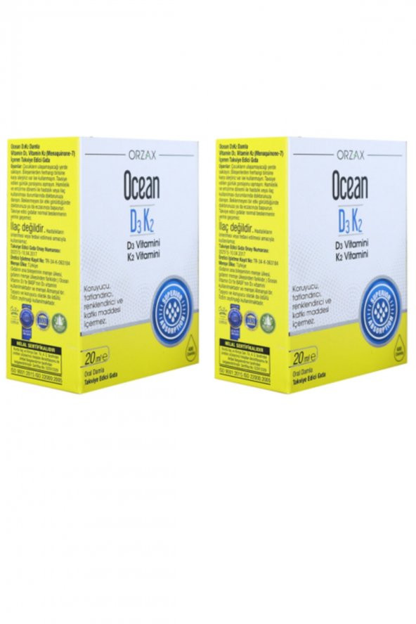 Ocean D3 K2 Damla 2 Kutu ( 20 Ml ) - 1
