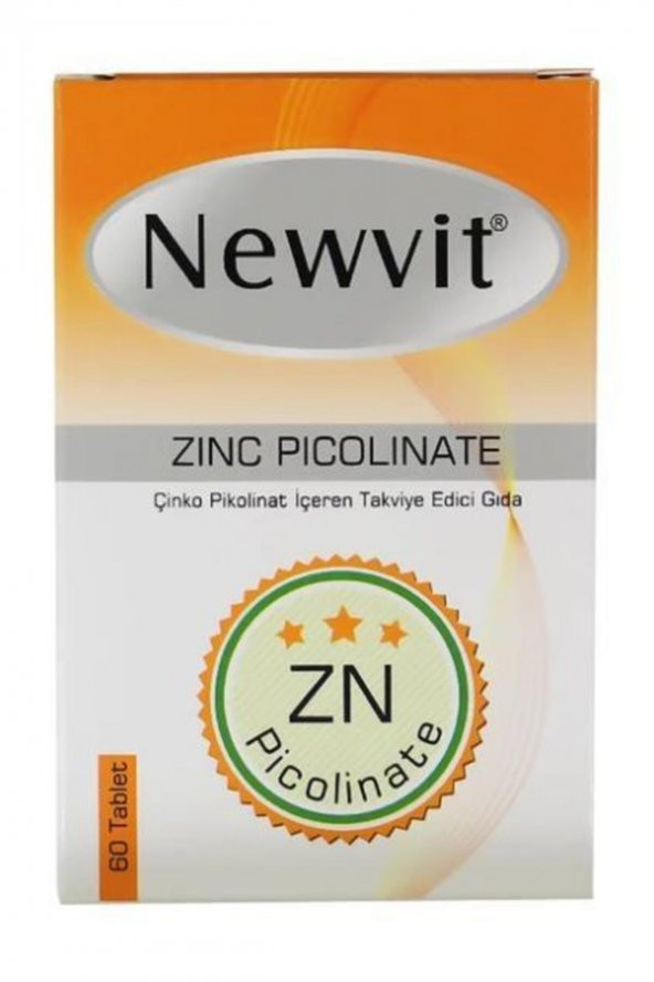 Newvit Zinc Picolinate 30 Tablet | Çinko Pikolinat - 1