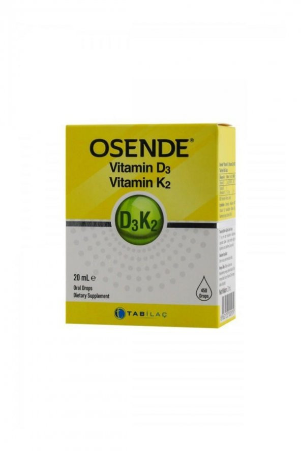 Vitamin D3 K2 Damla 20 Ml