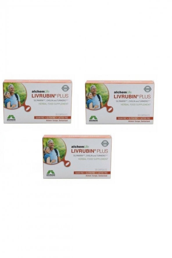 Alchem Life Livrubin Plus 30 Kapsül 3 Adet