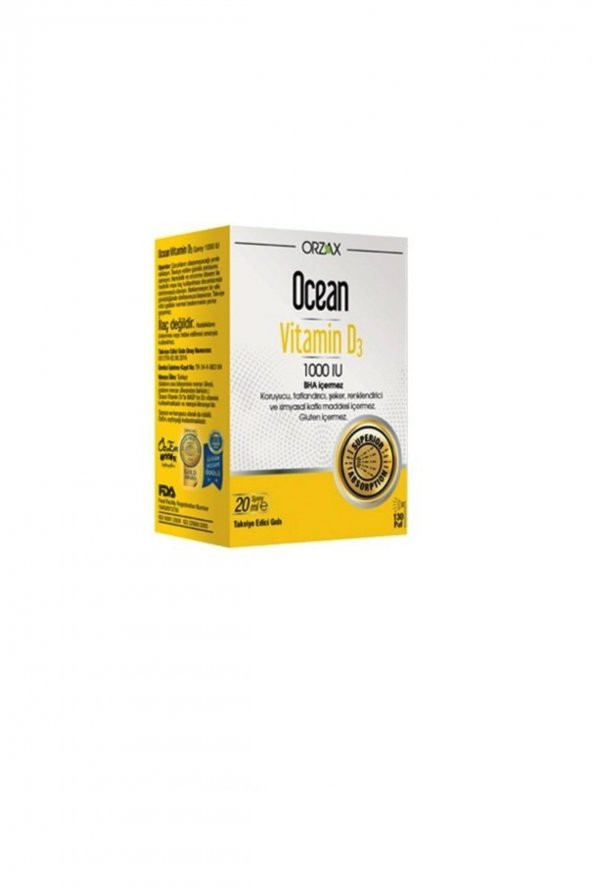 D3 Vitamin Seti - Vitamin D3 1000 Iu Sprey 20 Ml