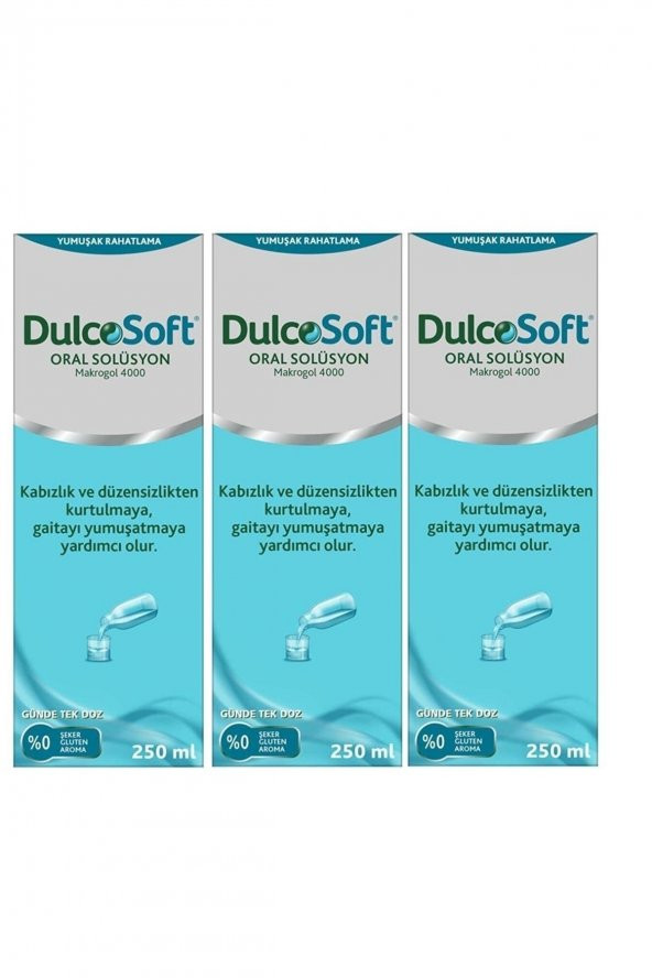 Oral Solüsyon Makrogol 4000 250 ml 3 Adet