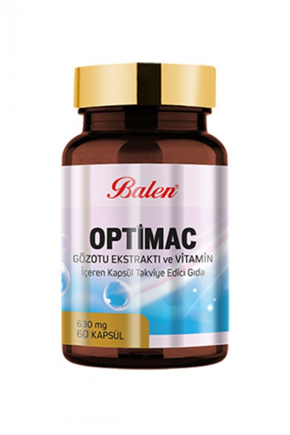Optimac Gözotu Ekstraktı Ve Vitamin Içeren Kapsül 630 Mg X 60