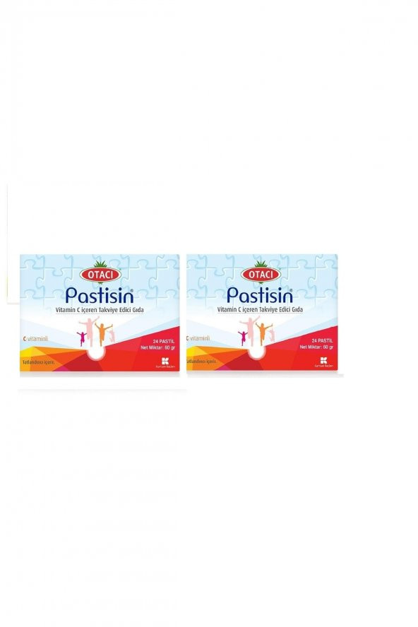 Pastisin C Vitaminli Bitkisel Çocuk Pastili +6 24 Adet 2li Avantaj Paket