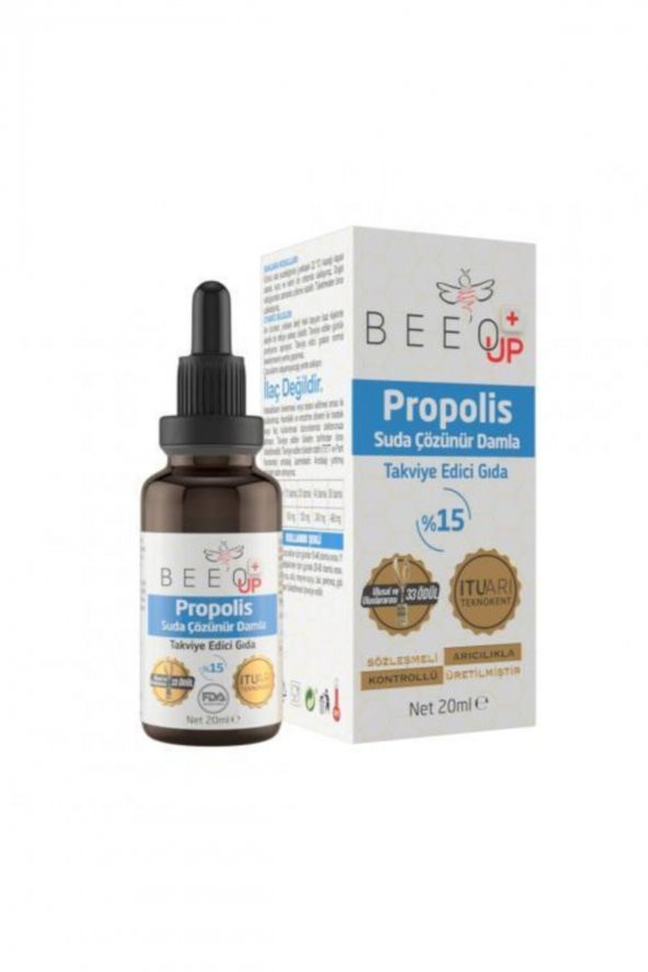 Up Propolis Suda Çözünür Damla 15 20 Ml