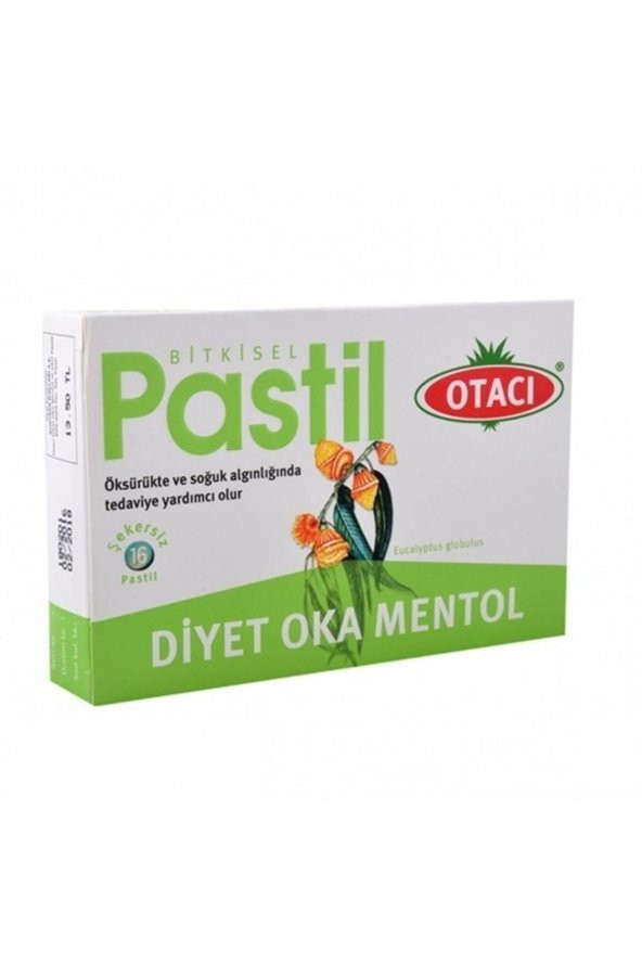 Otacı Oka Mentol Diyet Pastil 16 Adet