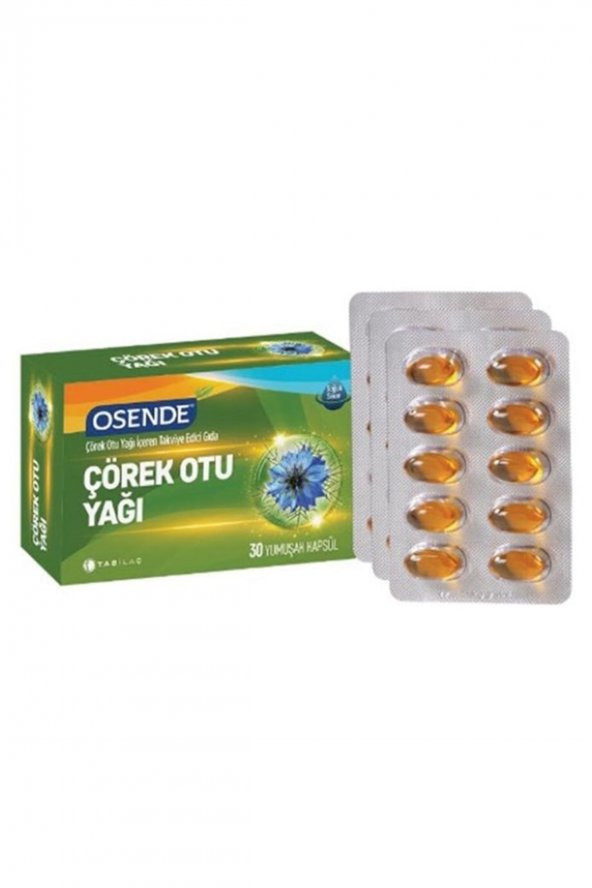 Osende Çörekotu Yağı 900 Mg 30 Kapsül