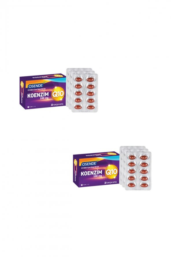 Osende Koenzim Q10 30 Kapsül X2 Adet - 1
