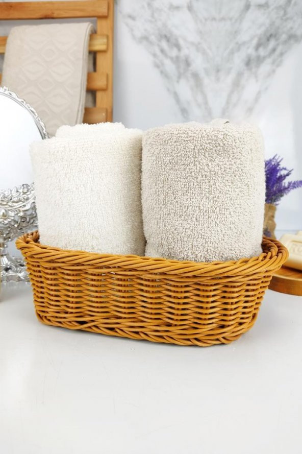 Digithome Rattan Banyo ve Makyaj Organizer Sepeti Oval Ekmeklik 24 Cm Kahverengi - YK1447 - HYT C320.025 - 4