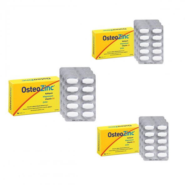 OsteoZinc 30 Tablet x3 Adet