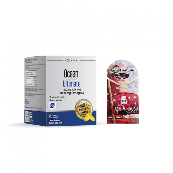 Orzax Ocean Ultimate Balık Yağı 30 Kapsül