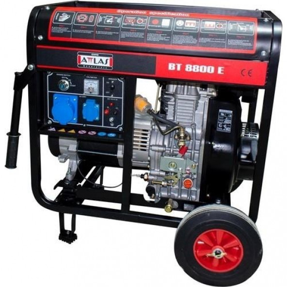 Attlas Bt8800e Dizel Monofaze Jeneratör