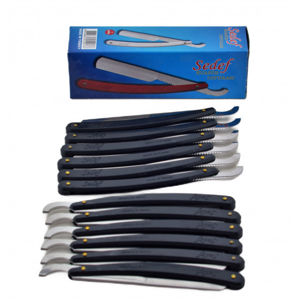 Sedef 12 Adet Siyah Tıraş Usturası - 2