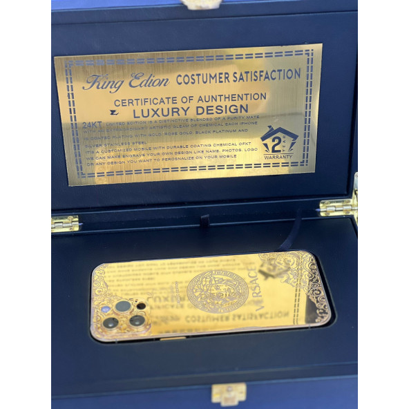 Apple iPhone 12 Pro Max 5GB Ram 512GB (Versace 24K Gold) - 5