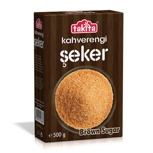 KAHVERENGİ ŞEKER TOZ 500 GR