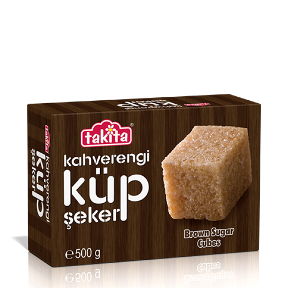 KAHVERENGİ ŞEKER KÜP 500 GR