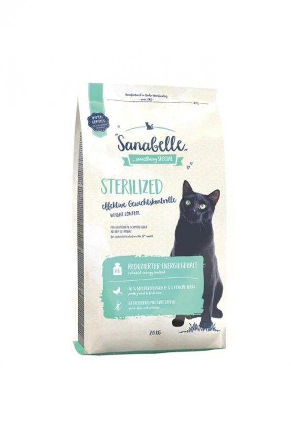 Sanabelle Sterilised 10 kg Kısırlaştırılmış Tahılsız Yetişkin Kuru Kedi Maması