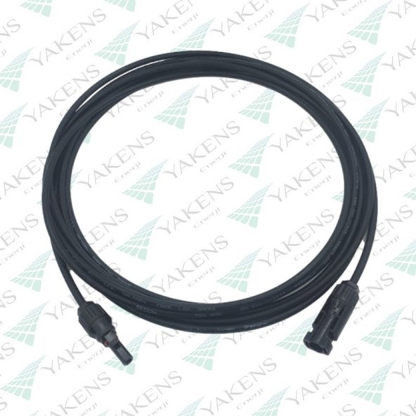 Güneş Paneli Uzatma Kablosu (3m+3m) 4mm Çift Taraflı Mc4 Soketli Solar Ara Kablo Siyah Kırmızı - Resim 8