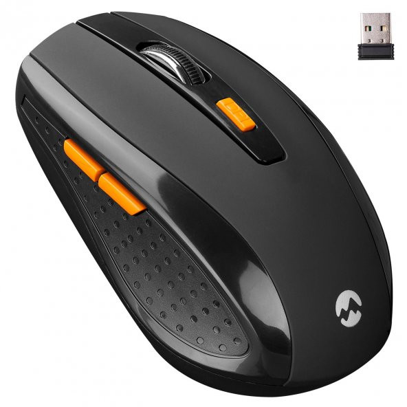 EVEREST SM-442 USB SİYAH 2.4 GHZ 1200 DPI KABLOSUZ MOUSE