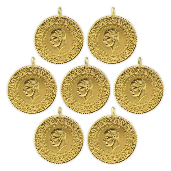 7 Adet Tam Altın Yeni Tarihli Set