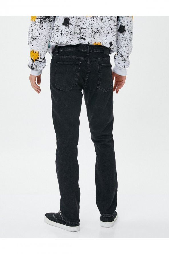 Straight Fit Boru Paça Kot Pantolon - Mark Jean - 3